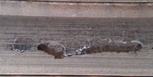 發動機分解后的涂層丟失情況   發動機分解后的涂層丟失情況