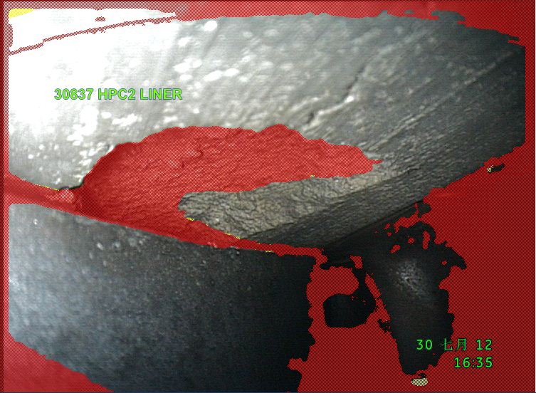 3D測量選取畫面的紅區  3D測量選取畫面的紅區