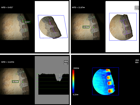韋林工業(yè)內(nèi)窺鏡3D測(cè)量示意圖 韋林工業(yè)內(nèi)窺鏡3D測(cè)量示意圖
