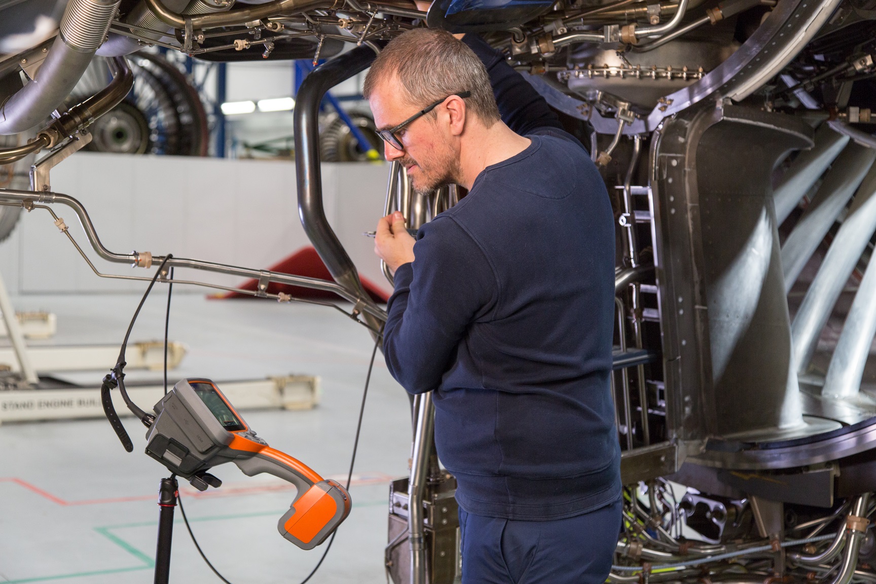 工業內窺鏡檢測現場圖 工業內窺鏡檢測現場圖