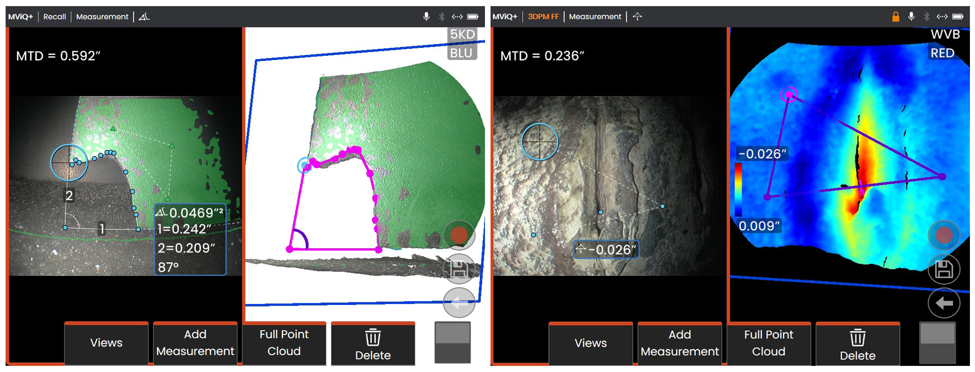 MVIQ+/XLG4+工業(yè)視頻內窺鏡在燃氣輪機中的葉片缺失材料測量及缺陷深度測量 MVIQ+/XLG4+工業(yè)視頻內窺鏡在燃氣輪機中的葉片缺失材料測量及缺陷深度測量